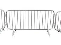 Events crowd control barrier galvanised, 15 bar