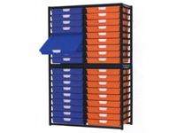 Extra Wide Tray Double Shelving System 1910mm H