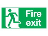 Fire Exit Left Signs
