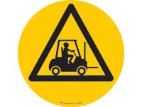 Floor marker sign: Forklifts Triangle