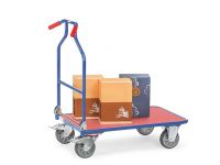 Fetra Folding Optiliner Platform Trolley Blue/Red