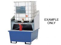 Forkliftable Galvanised IBC Sump Pallets