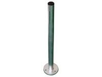 Galvanised Fixed Parking Posts - Flanged and Grout In