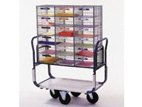 GT3 mobile sort unit with 18 compartments
