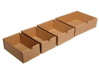 Heavy Duty Cardboard Storage Trays 110x115 (Pack of 25)