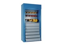 Heavy Duty Roller Shutter Cabinet, 1 shelf