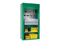 Heavy Duty Roller Shutter Cabinet, 2 shelves