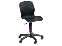 Low Lift Polypropylene Chair, castor base, manual