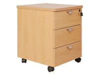 Low Mobile Pedestal 3-Drawer (2)