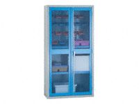 Mesh Security Cupboard, 2 Shelves - 1830 x 915 x 459mm