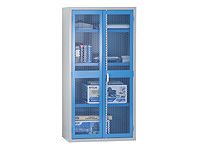 Mesh Security Cupboard, 3 Shelves - 1830 x 915 x 459mm