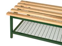 Mesh Shoe Racks for BD Double Depth  Cloakroom Benches