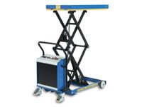 Mobile Double Scissor Lift Tables 125kg to 800kg - Battery Powered