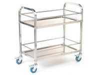 Modular Stainless Steel Trolley  2 tray, 80kg