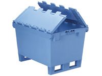 Multi-purpose container with lid + fork entry