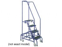 Narrow Aisle Mobile Safety Steps, 3 treads