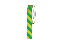 Nite-Glo luminous green striped tape 40mm S/A