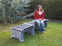 Outdoor 4 person bench