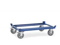 Pallet dolly 1200x800, rubber tyres, 1200kg