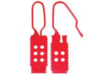 Plastic lockout hasp