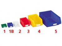 Plastic Storage Bins - Size 1B (Pack of 24)