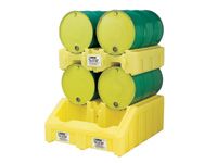 Poly-Racker 2 Drum Polyethylene Stacking Unit and Spill Sump