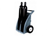 Polyethylene dual gas cylinder truck, all terrain