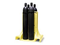 Polyethylene freestanding 4 cylinder rack