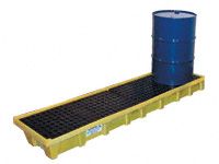 Enpac Polyethylene spill pallet, 4 drum inline capacity