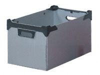 Polypropylene stacker box 225mm high