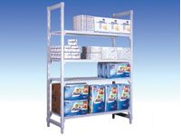 Polypropylene Starter Bays - 500mm D, 4 Solid Shelves