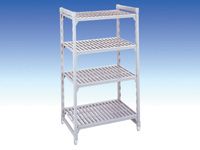 Polypropylene Starter Bays - 600mm D, 4 Grille Shelves