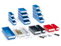 Polystyrene Small Parts Shelf Bins - Various Sizes