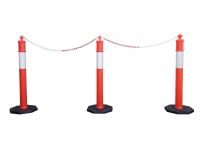 Road cone barrier delineator posts Pack of 5