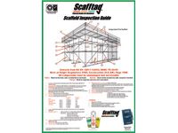 Scaffold Inspection Guide Wallchart Poster