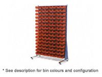 Single Sided Louvre Panel Kits Complete With Size 2 Bins