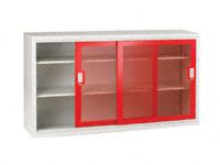 Sliding Mesh Door Cupboard, 2 Adjustable Shelves - 1020 x 1830 x 460mm