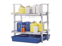 Small Container Stackable Rack Kit & Polysafe Sump