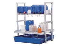 Small Item / Container Gridded Stackable Rack