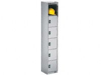Stainless Steel Storage Lockers - 6 Compartments