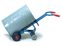 Fetra Steel Drum Trolley, rubber tyres & 2 castor wheels