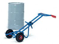Fetra Steel Drum Trolley, rubber tyres