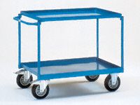 Fetra Steel workshop cart 1000x700, 2 trays