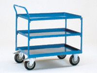 Fetra Steel workshop cart 850x500mm, 3 trays