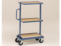 Fetra Storage Trolley with 3 fixed board shelves