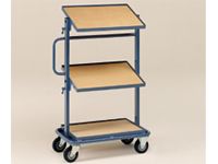 Fetra Storage Trolley with upper 2 shelves tilting