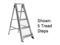 Swingback stepladder - 4 tread