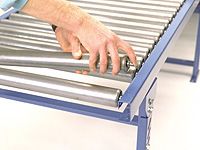 System 25 1.5m x 450mm Gravity Roller Conveyors