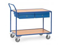 Fetra Table Top Cart, 1000x600mm L x W, angled pushbar