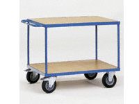 Fetra Table top Cart 1000x600mm with 2 timber shelves